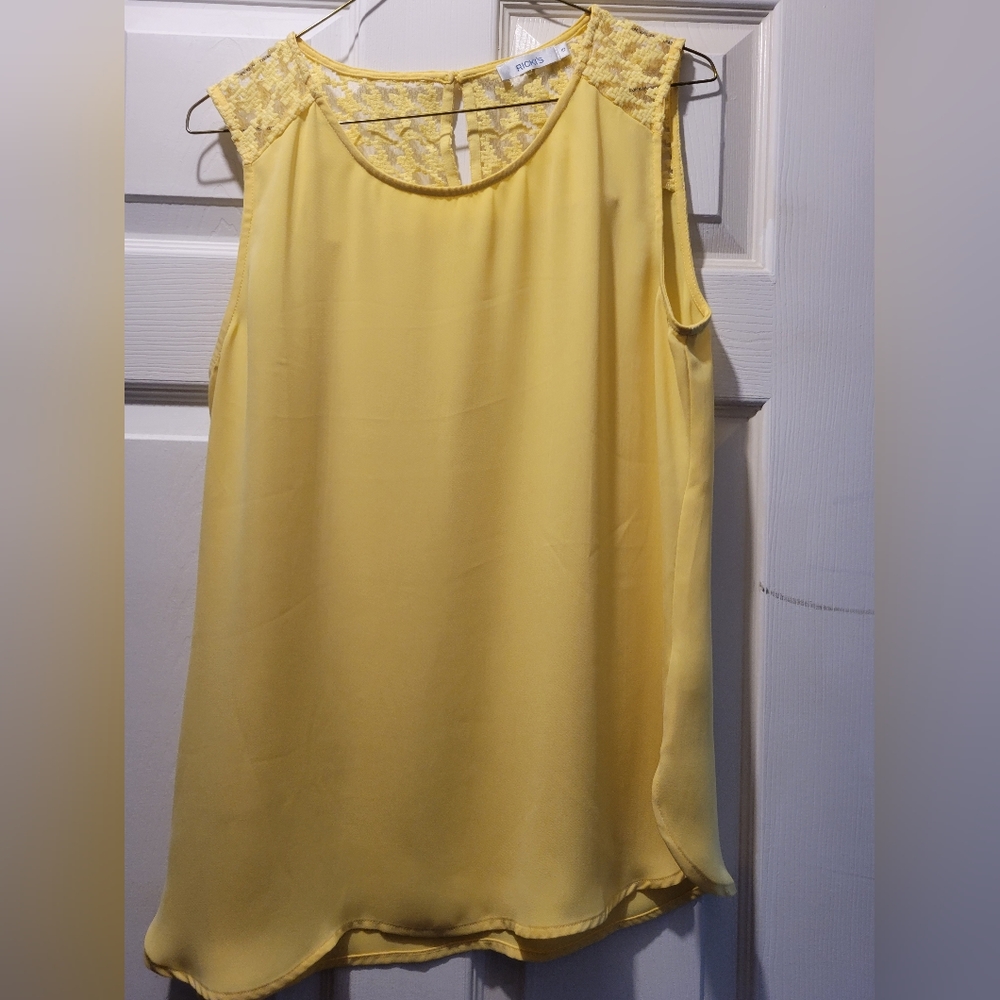 Rickis yellow tank top